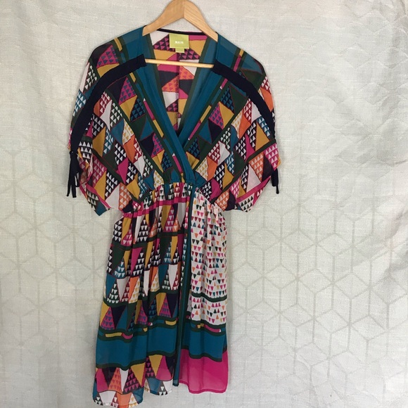 Anthropologie Maeve Geometric Dress - Picture 5 of 12